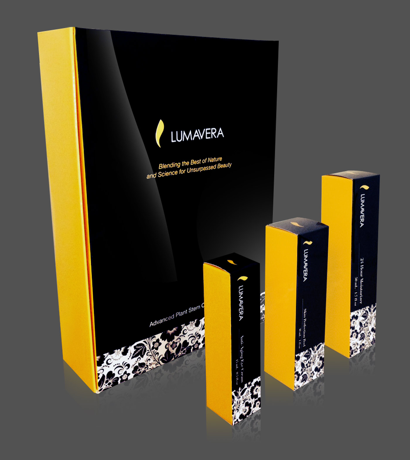 Lumavera Cosmetics Packaging Design