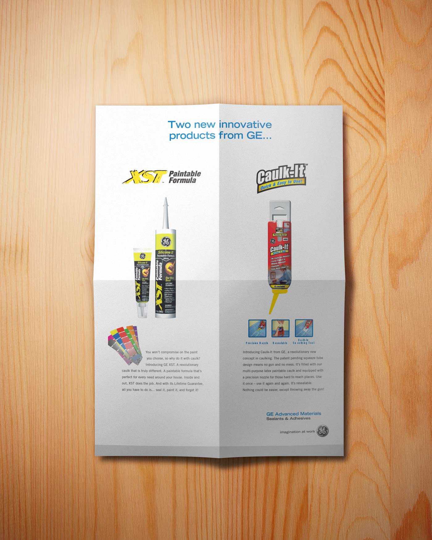 General Electric Caulk It Trade Show Poster