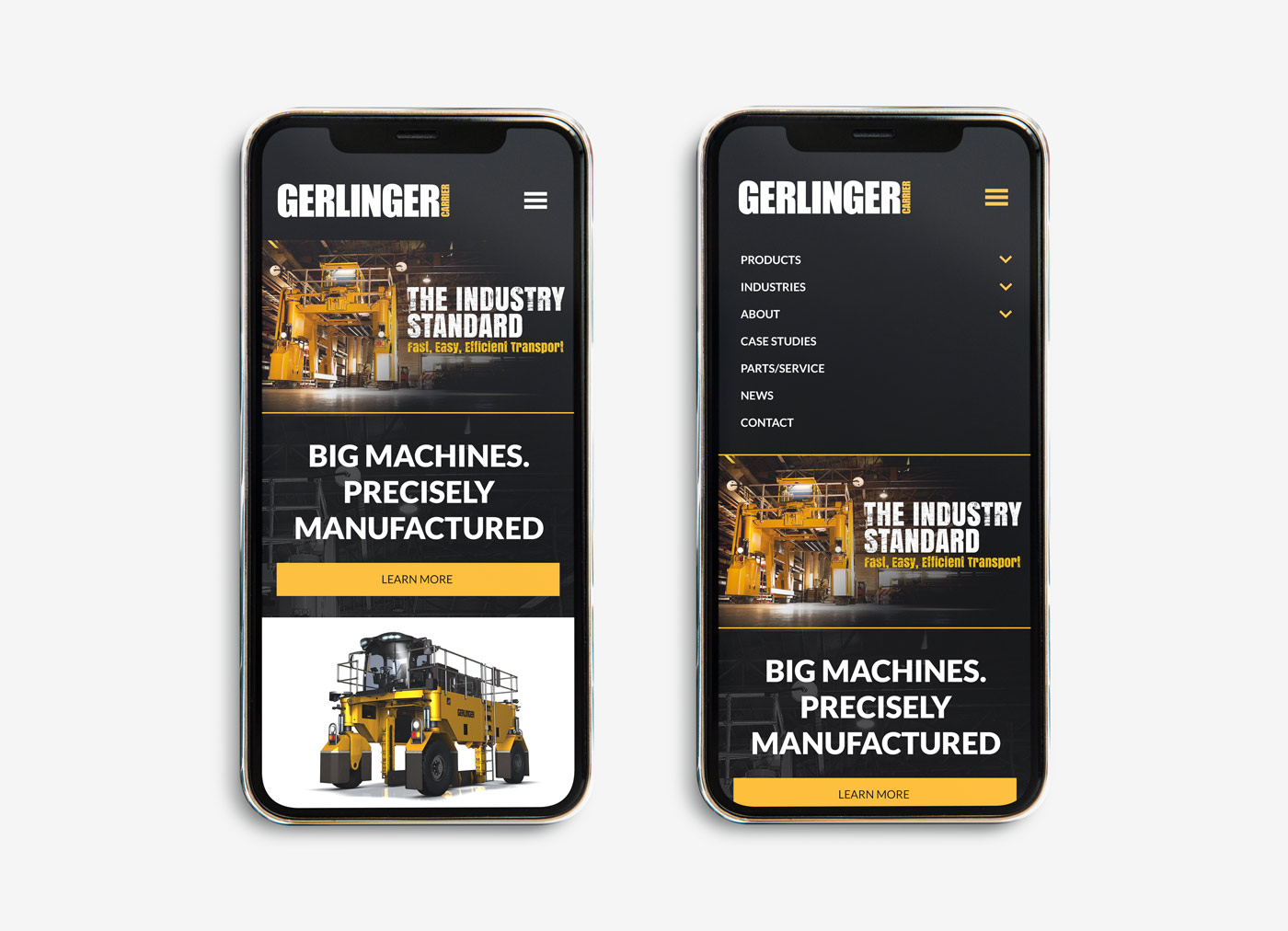 Gerlinger Carrier Website Design